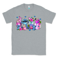 Heather Grey stitch coffee cups Classic Tee - AdoDesignShop