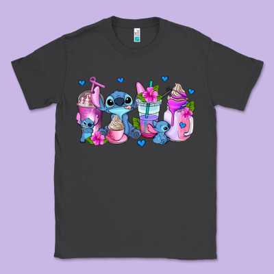 Stitch Coffee Cups Classic Tee Designed By Adodesignshop