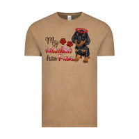 My Valentine Has Paws Vintage Tee | Teevron