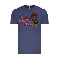 Vintage Denim my valentine has paws Vintage Tee - RanaPortraitStore