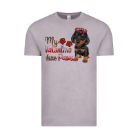 Vintage Zinc my valentine has paws Vintage Tee - RanaPortraitStore