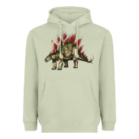 Matcha Stegosaurus Heavyweight Hoodie - LillyAllenDesigns