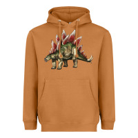 Meerkat Stegosaurus Heavyweight Hoodie - LillyAllenDesigns