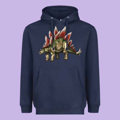 Stegosaurus Heavyweight Hoodie Designed By Lillyallendesigns