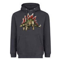 Smoke Stegosaurus Heavyweight Hoodie - LillyAllenDesigns