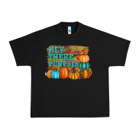 Black hey there pumpkin Urban Heavy Tee - RanaPortraitStore