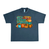 Midnight Navy hey there pumpkin Urban Heavy Tee - RanaPortraitStore