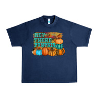 Navy hey there pumpkin Urban Heavy Tee - RanaPortraitStore