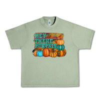 Oil Green hey there pumpkin Urban Heavy Tee - RanaPortraitStore