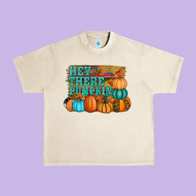 Hey There Pumpkin Urban Heavy Tee Designed By Ranaportraitstore
