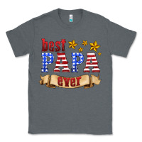Charcoal Heather best papa ever Classic Tee - HRA Design Shop