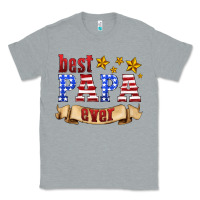 Heather Grey best papa ever Classic Tee - HRA Design Shop