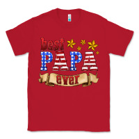 Red best papa ever Classic Tee - HRA Design Shop