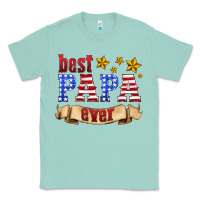 Seafoam best papa ever Classic Tee - HRA Design Shop