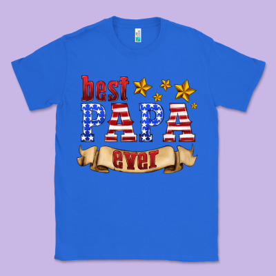 Best Papa Ever Classic Tee Designed By Hra Design Shop
