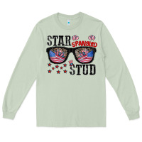 Matcha star spangled stup Long Sleeve Tee - CowhideDigitalArt