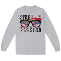 Moon Dust star spangled stup Long Sleeve Tee - CowhideDigitalArt
