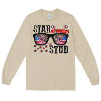 Mushroom star spangled stup Long Sleeve Tee - CowhideDigitalArt