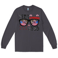 Smoke star spangled stup Long Sleeve Tee - CowhideDigitalArt