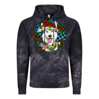Cloud Black Christmas Husky Vintage Hoodie - RanaPortraitStore
