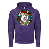 Cloud Purple Christmas Husky Vintage Hoodie - RanaPortraitStore