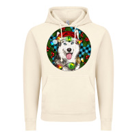 Vintage Artic Christmas Husky Vintage Hoodie - RanaPortraitStore