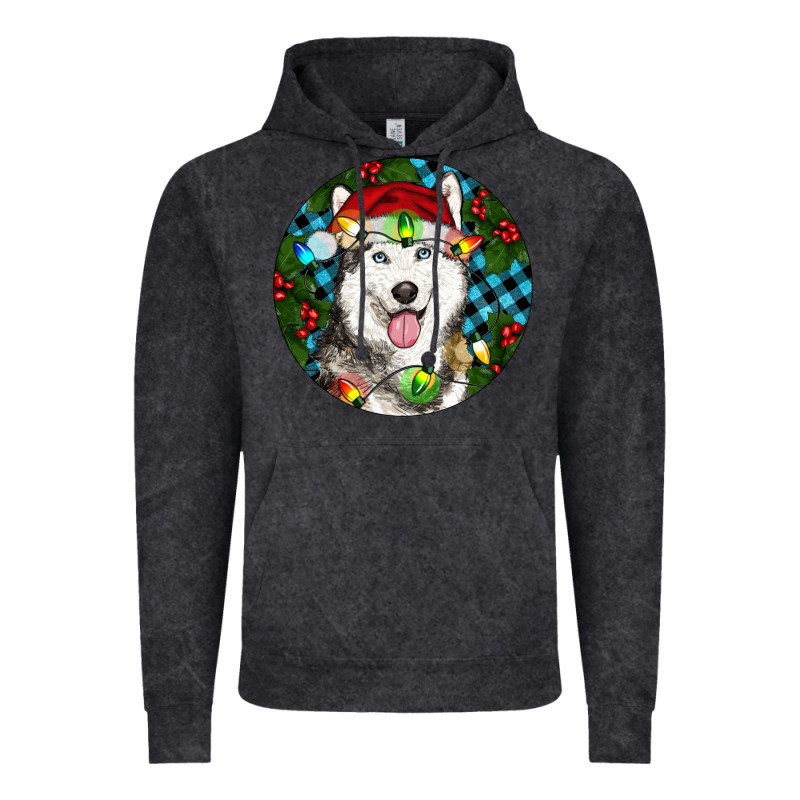 Christmas Husky Vintage Hoodie by RanaPortraitStore | Teevron