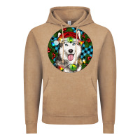 Vintage Coffee Christmas Husky Vintage Hoodie - RanaPortraitStore