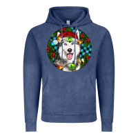 Vintage Denim Christmas Husky Vintage Hoodie - RanaPortraitStore