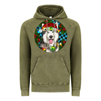 Vintage Olive Christmas Husky Vintage Hoodie - RanaPortraitStore