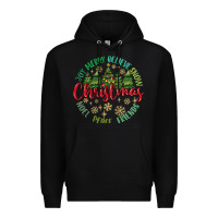 Black Christmas Vibes Premium Hoodie - MaliasSmallBusiness