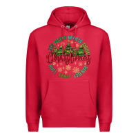 Cardinal Christmas Vibes Premium Hoodie - MaliasSmallBusiness