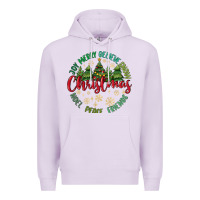 Lilac Christmas Vibes Premium Hoodie - MaliasSmallBusiness