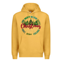 Mustard Christmas Vibes Premium Hoodie - MaliasSmallBusiness