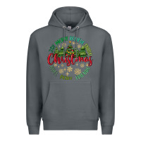 Rock Christmas Vibes Premium Hoodie - MaliasSmallBusiness