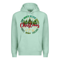 Seafoam Christmas Vibes Premium Hoodie - MaliasSmallBusiness