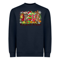 Navy jesus the reason for the season Heavyweight Sweatshirt - Zillion Design Studio