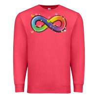 Cardinal infinity symbol autism Premium Sweatshirt - MaliasSmallBusiness