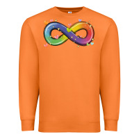 Carrot infinity symbol autism Premium Sweatshirt - MaliasSmallBusiness