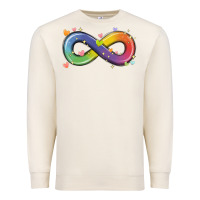Sandshell infinity symbol autism Premium Sweatshirt - MaliasSmallBusiness