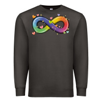 Smoke infinity symbol autism Premium Sweatshirt - MaliasSmallBusiness