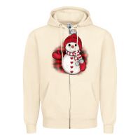 Sandshell christmas snowman Zipper Hoodie - JahusDesignShop
