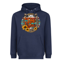 Navy stay wild horseshoe Heavyweight Hoodie - Jasminsmagicworld
