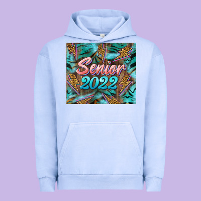 Senior 2022 Tumbler Urban Hoodie Designed By Barkaloodesign
