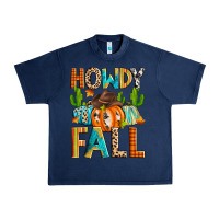 Navy howdy fall Urban Heavy Tee - Zillion Design Studio