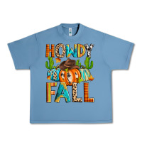 Pebble Blue howdy fall Urban Heavy Tee - Zillion Design Studio