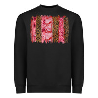 Black valentine's day love brushstrokes Heavyweight Sweatshirt - RanaPortraitStore