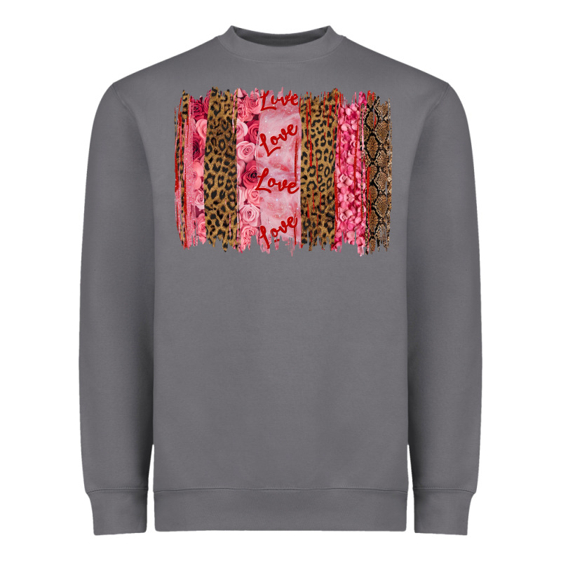 Valentine's Day Love Brushstrokes Heavyweight Sweatshirt by RanaPortraitStore | Teevron