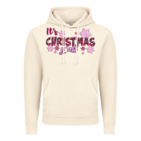 Vintage Artic It's Christmas Y'all Season Pink Christmas Vintage Hoodie - RanaPortraitStore