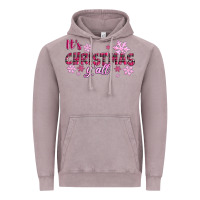 Vintage Zinc It's Christmas Y'all Season Pink Christmas Vintage Hoodie - RanaPortraitStore